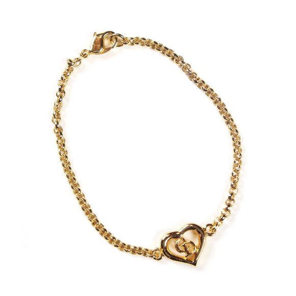 Dior Jewelry - Dior Vintage Gold Heart Bracelet